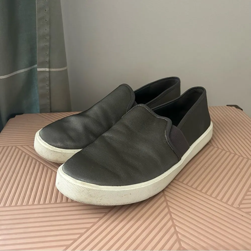 Vince Slip On Sneakers Dark Gray Casual Neutral Trendy - Image 12