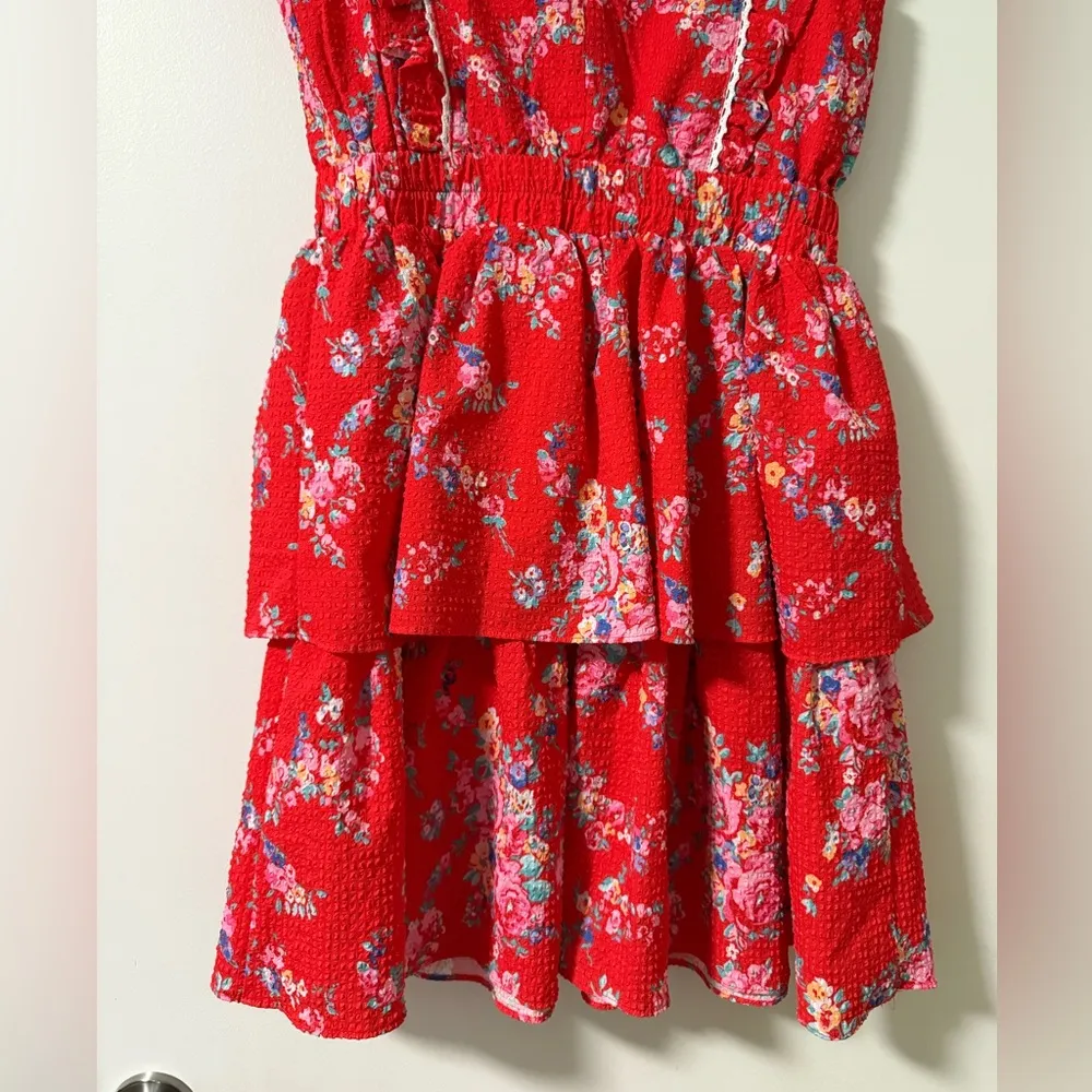 NWT Betsy Johnson Bush Gardens Seersucker Mini Dress Size S - Image 9