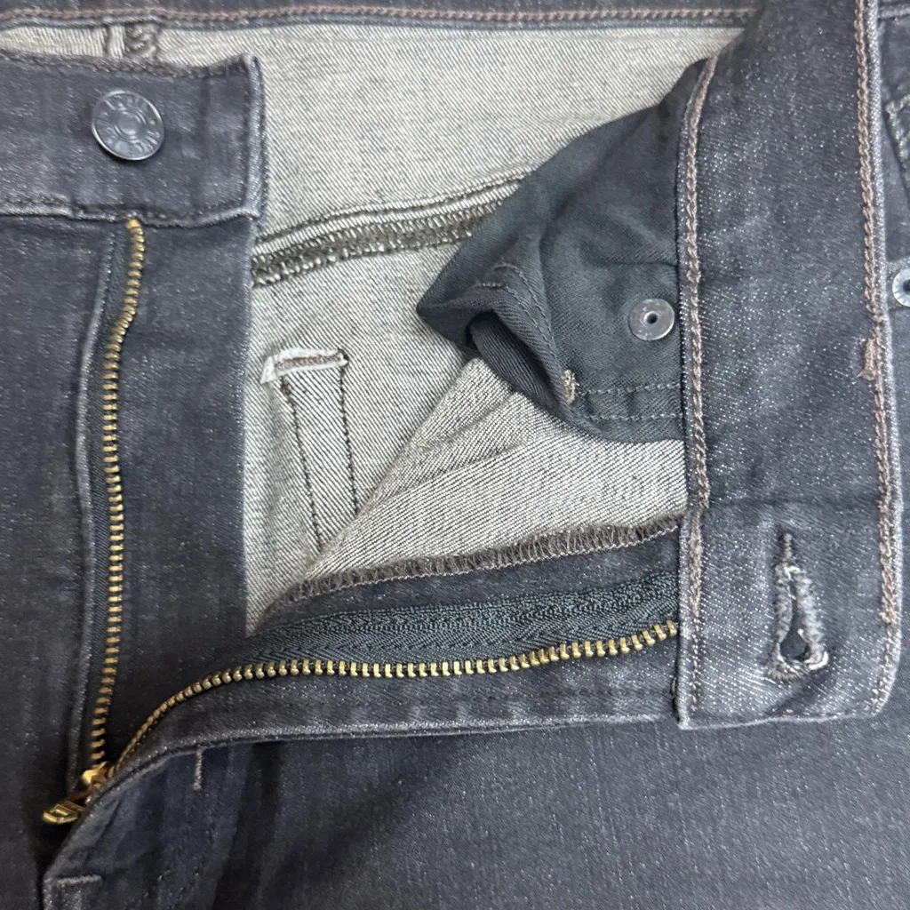 Edwin “Elin” Cropped Jeans in Blackstone Black Size 32 - Image 5