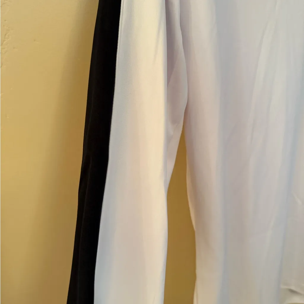 Lady Hagen White and Blue Women’s Polo Shirt - Image 3