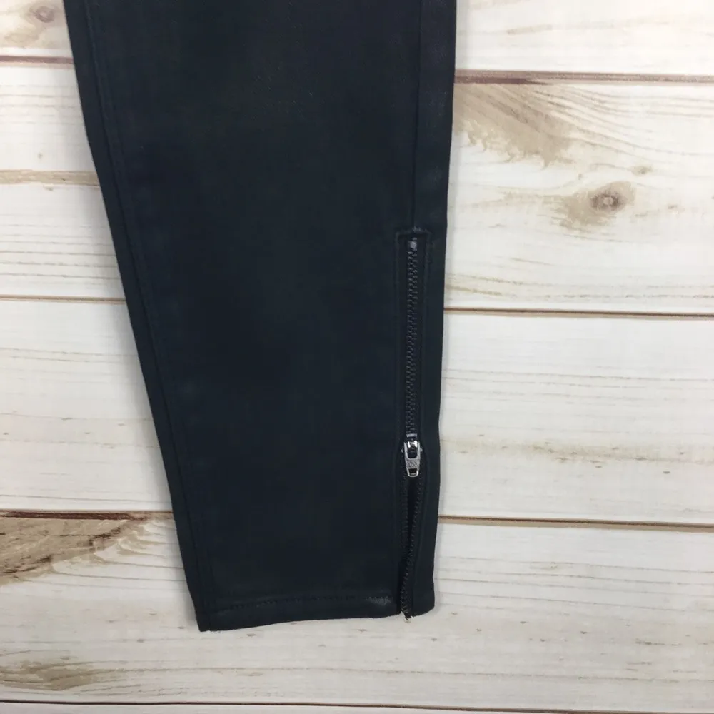 Habitual Wax Coated Ankle Zipper Skinny - Image 5