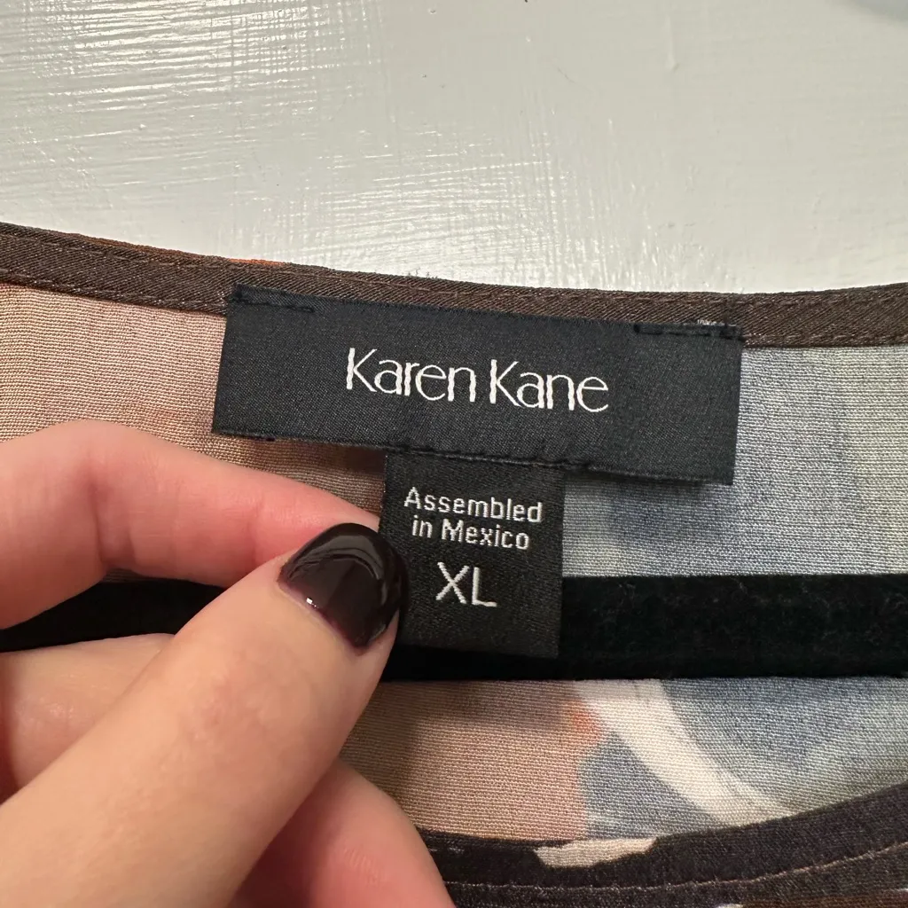 Karen Kane  Multicolor Blouse Size XL - Image 3