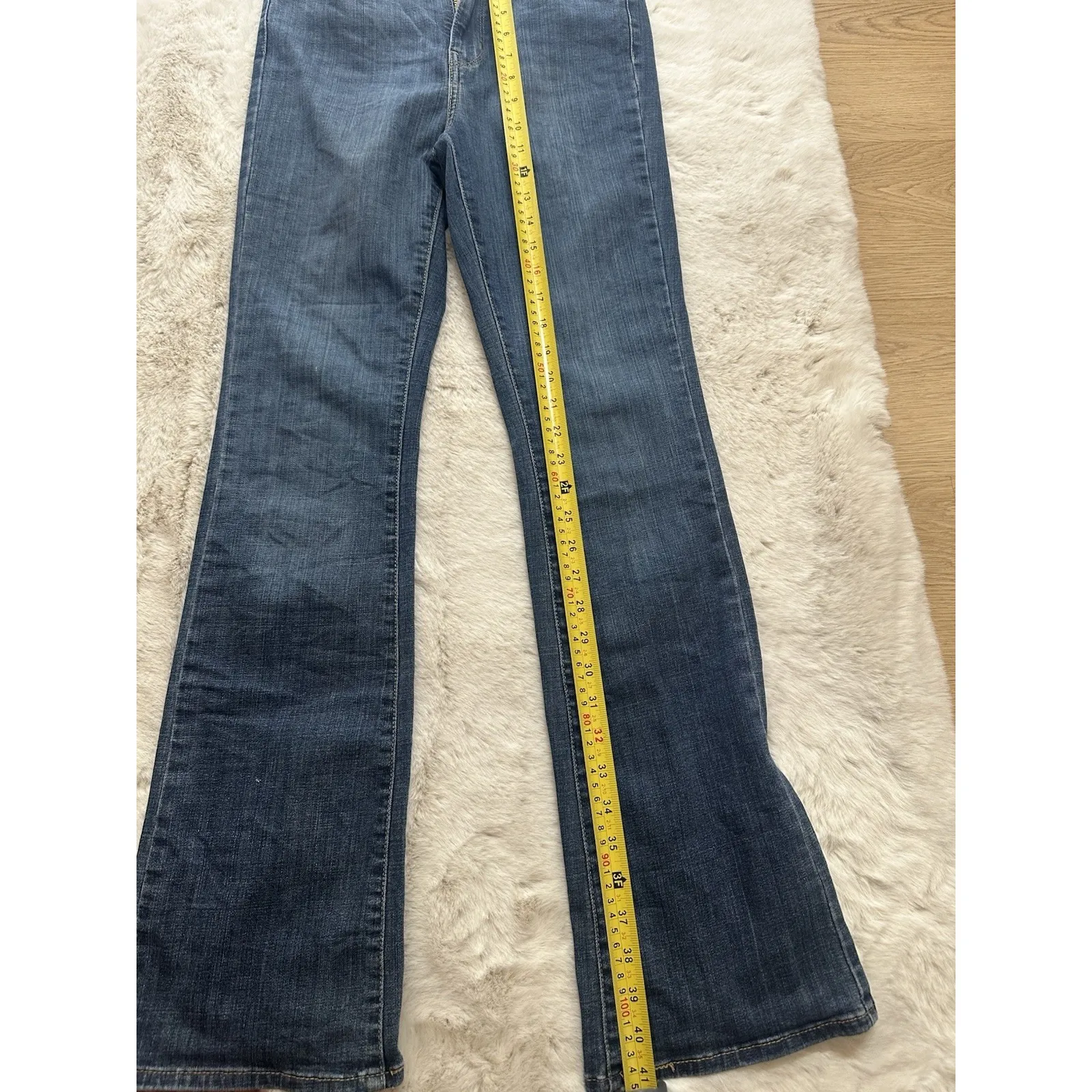 Levi`s 725 Bootcut High Rise Bootcut ‎ Jeans Blue size 28 - Image 4