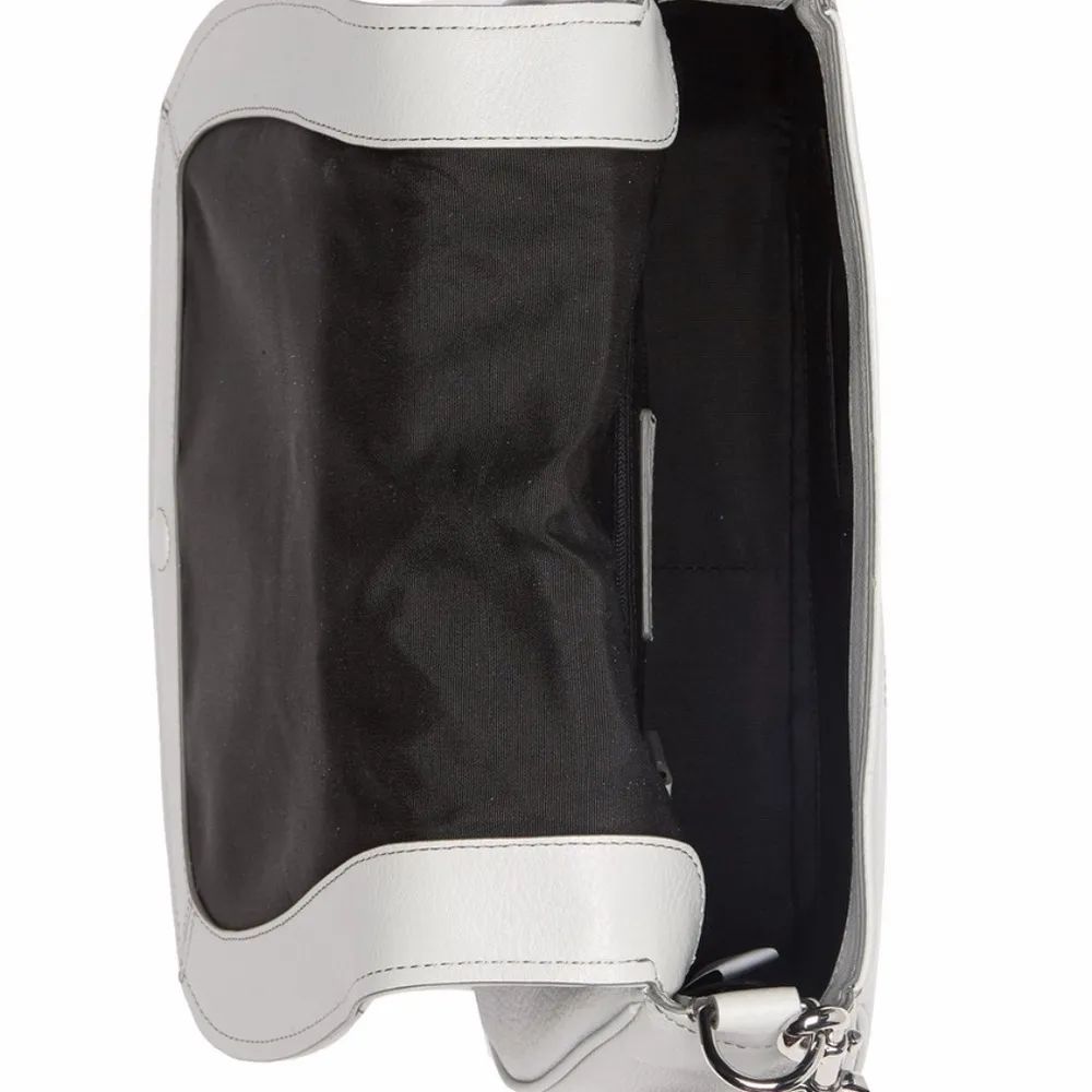 Marc Jacobs Empire City Leather Messenger Bag Grey - Image 5