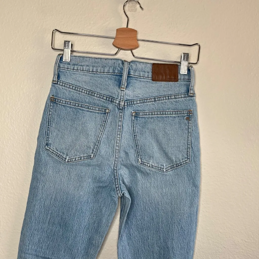 Madewell The Perfect Vintage Jean Size 25 Light Wash High Waisted - Image 3