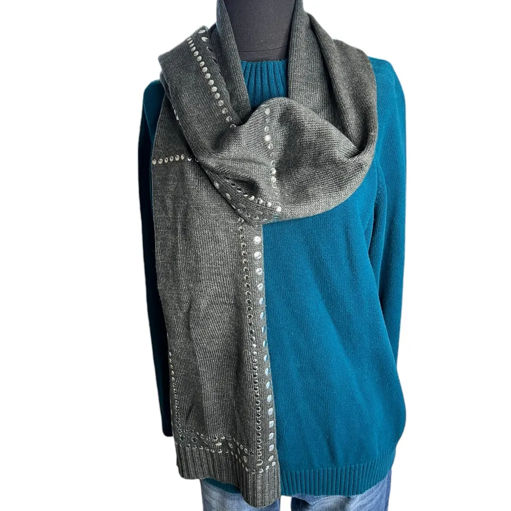 MICHAEL KORS studded women's winter scarf wrap - Image 2