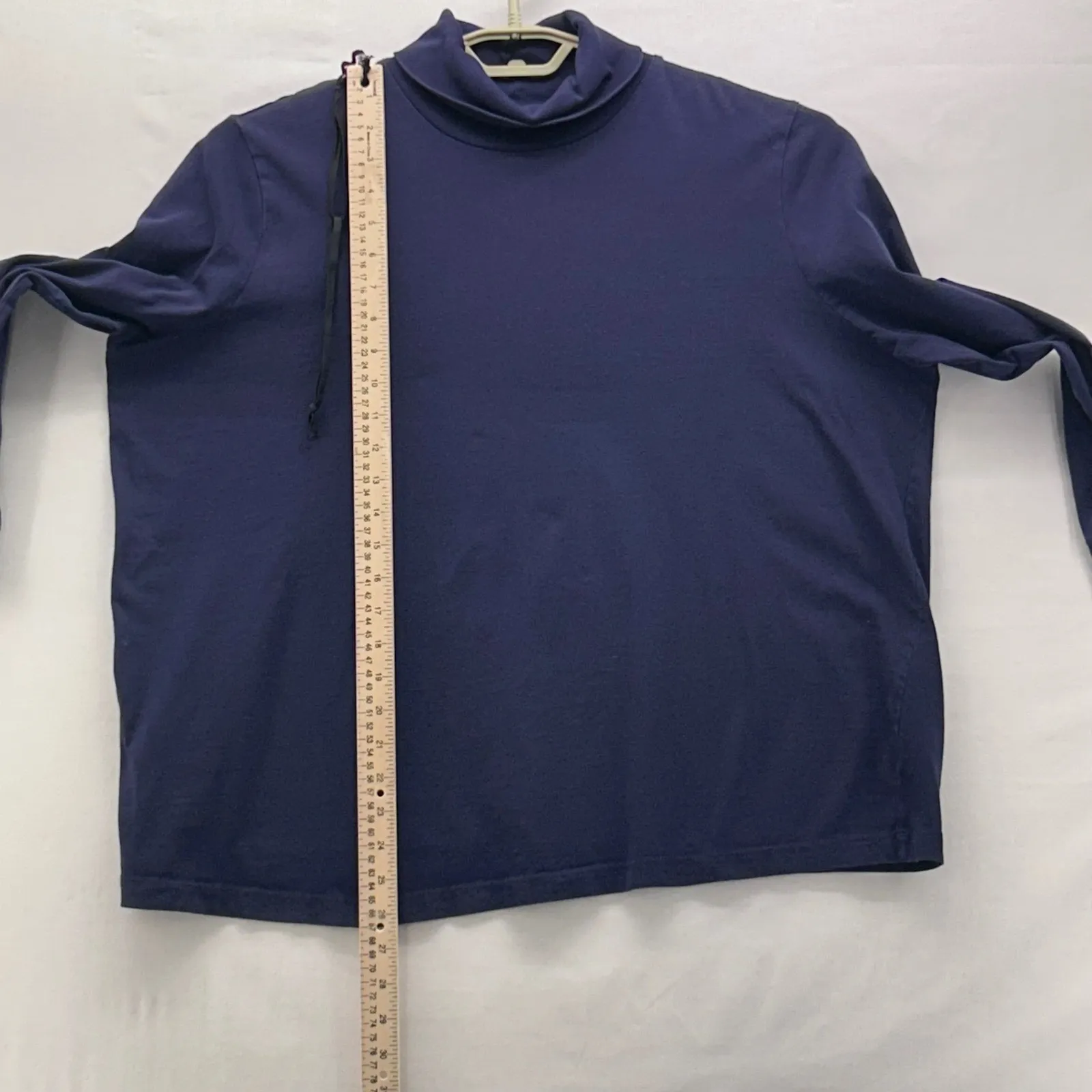 Woman Within Turtleneck Shirt Blue 1X - Image 10