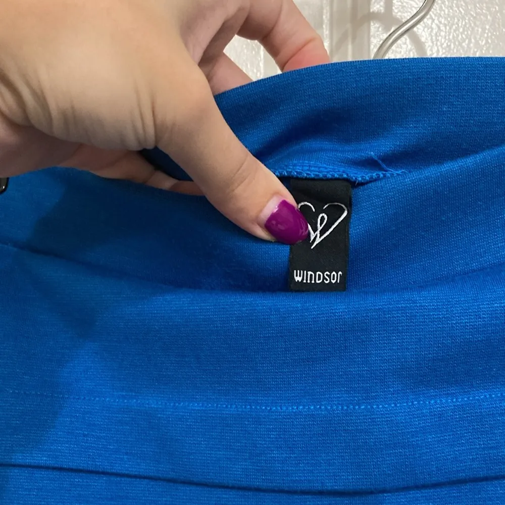 Y2K Blue Windsor Bandage Skirt - Image 5