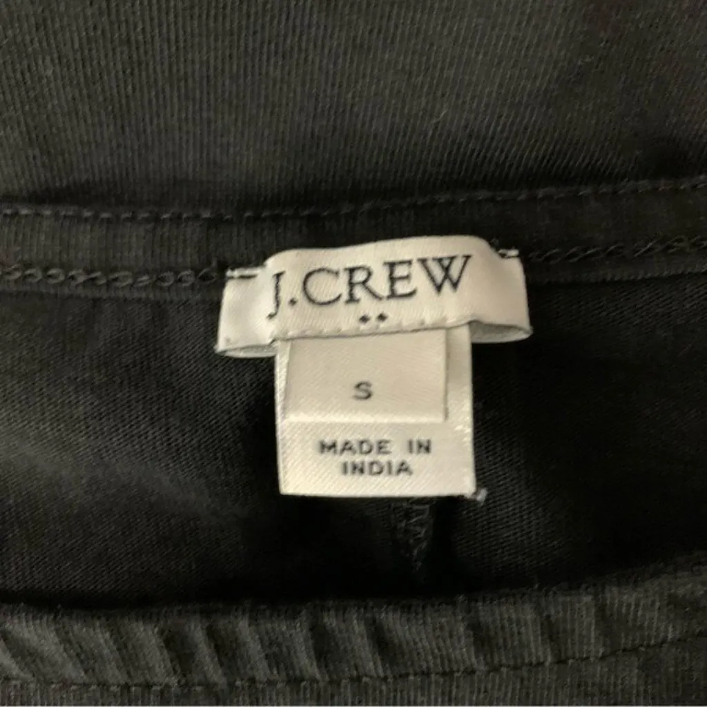J. Crew Factory Women’s Dress Small Black Short Sleeve‎ - Image 5