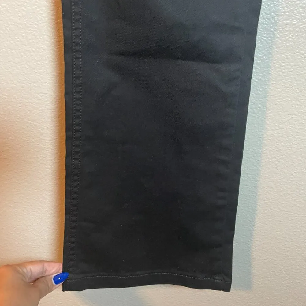 Soft Surroundings Pants Women Small (6-8) Black Stretchy Waist Pull On Bootcut - Image 3