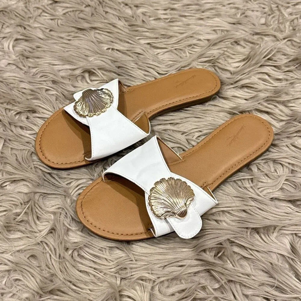 Universal Thread shell sandals size 10 - Image 2