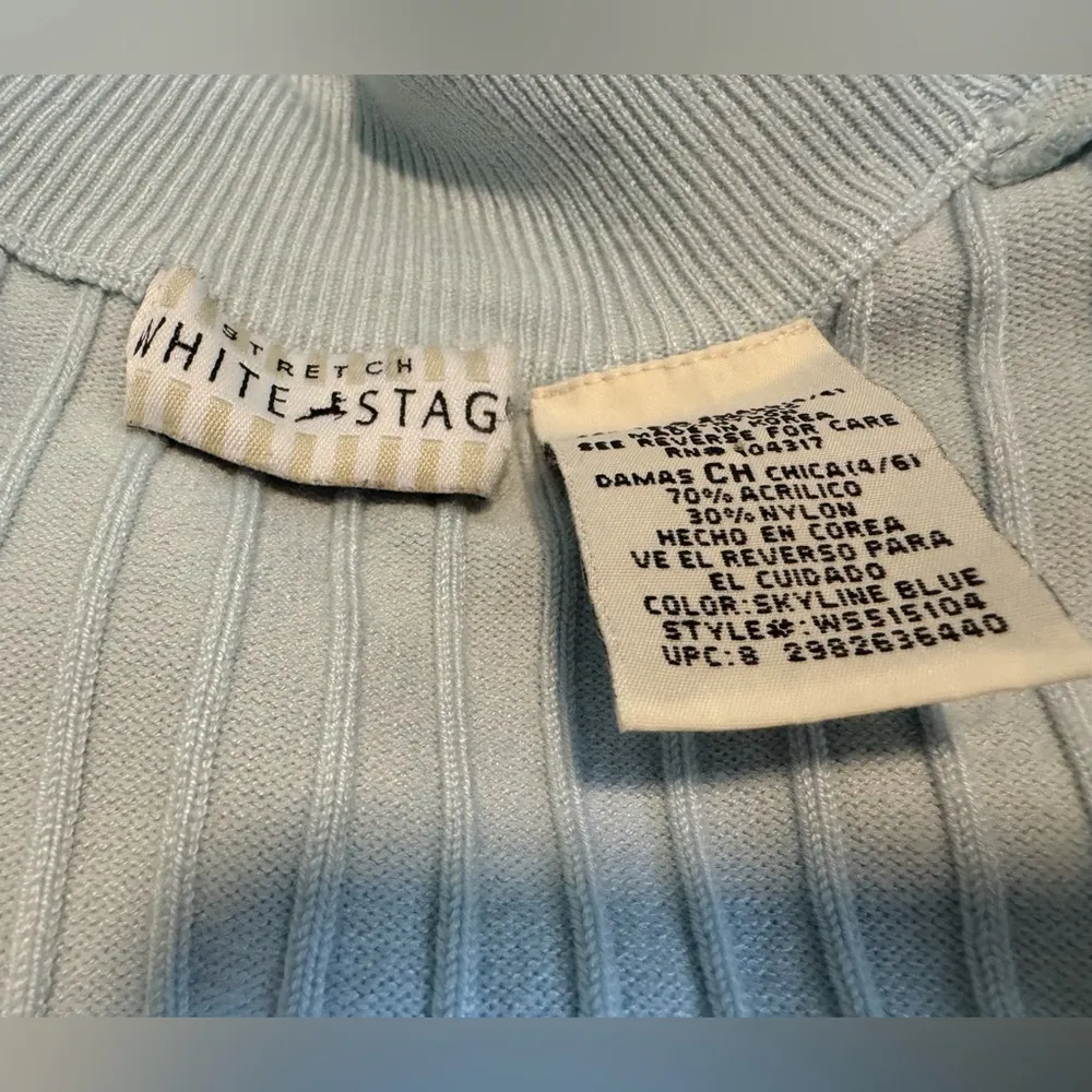 1970’s Vintage White Stag Turtle Neck Tank Top - Image 3