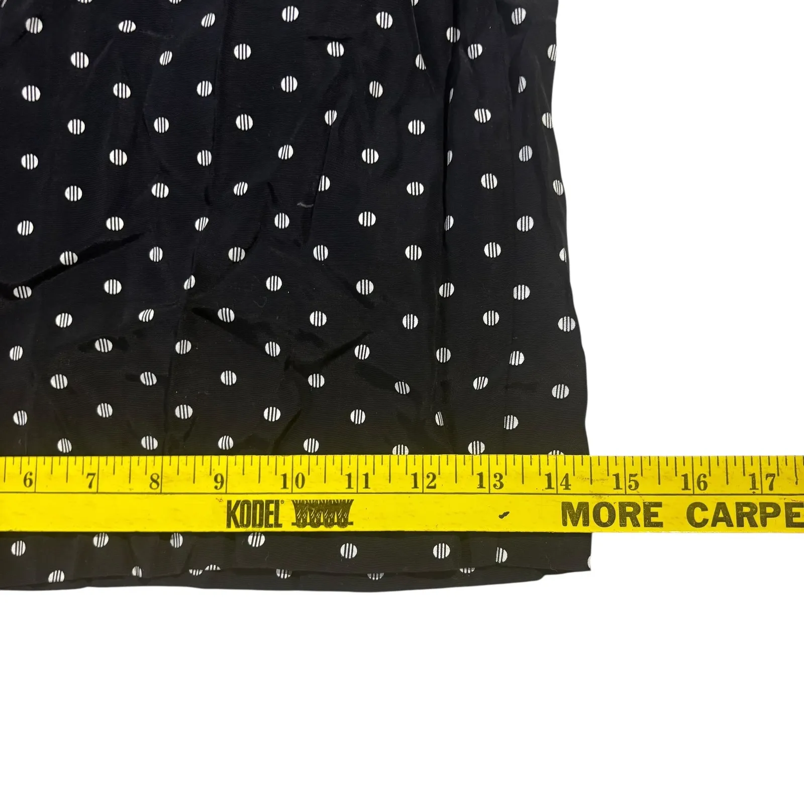 Jonathan Martin Jumpsuit Polka Dot Button Front Sleeveless Black Size M*‎ - Image 10