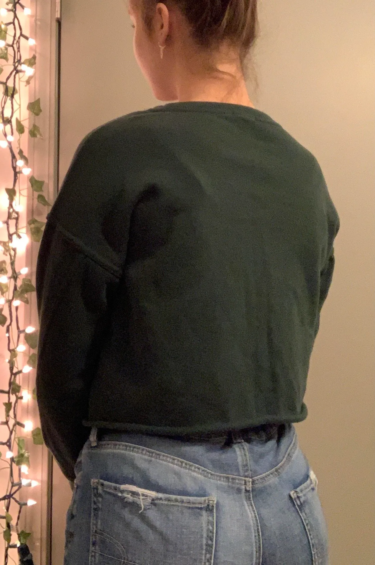 Heart and Hips Cropped Sweat Shirt - Image 3