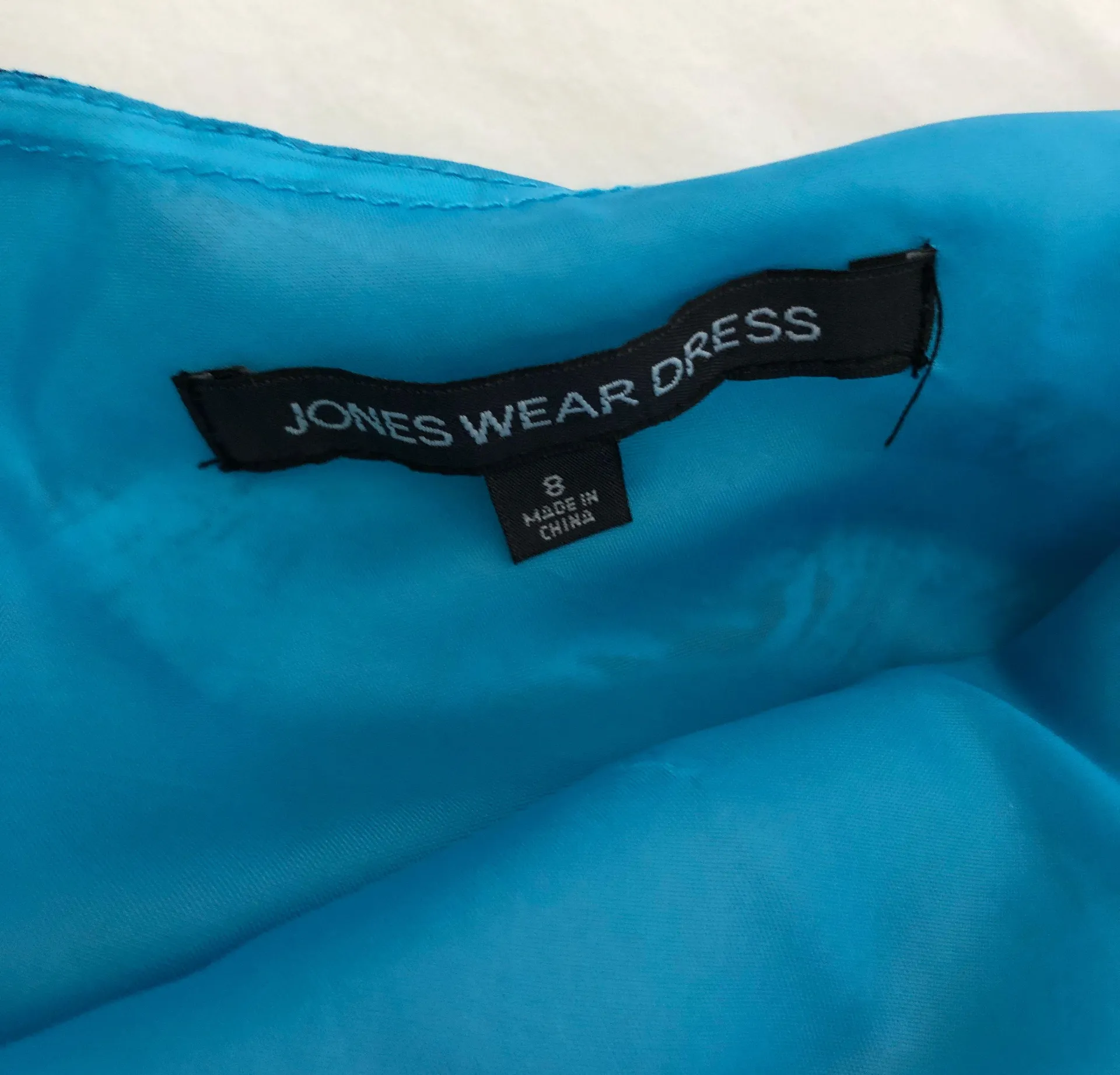 Jones Wear Vintage  Blue long sleeveless dress - Image 9