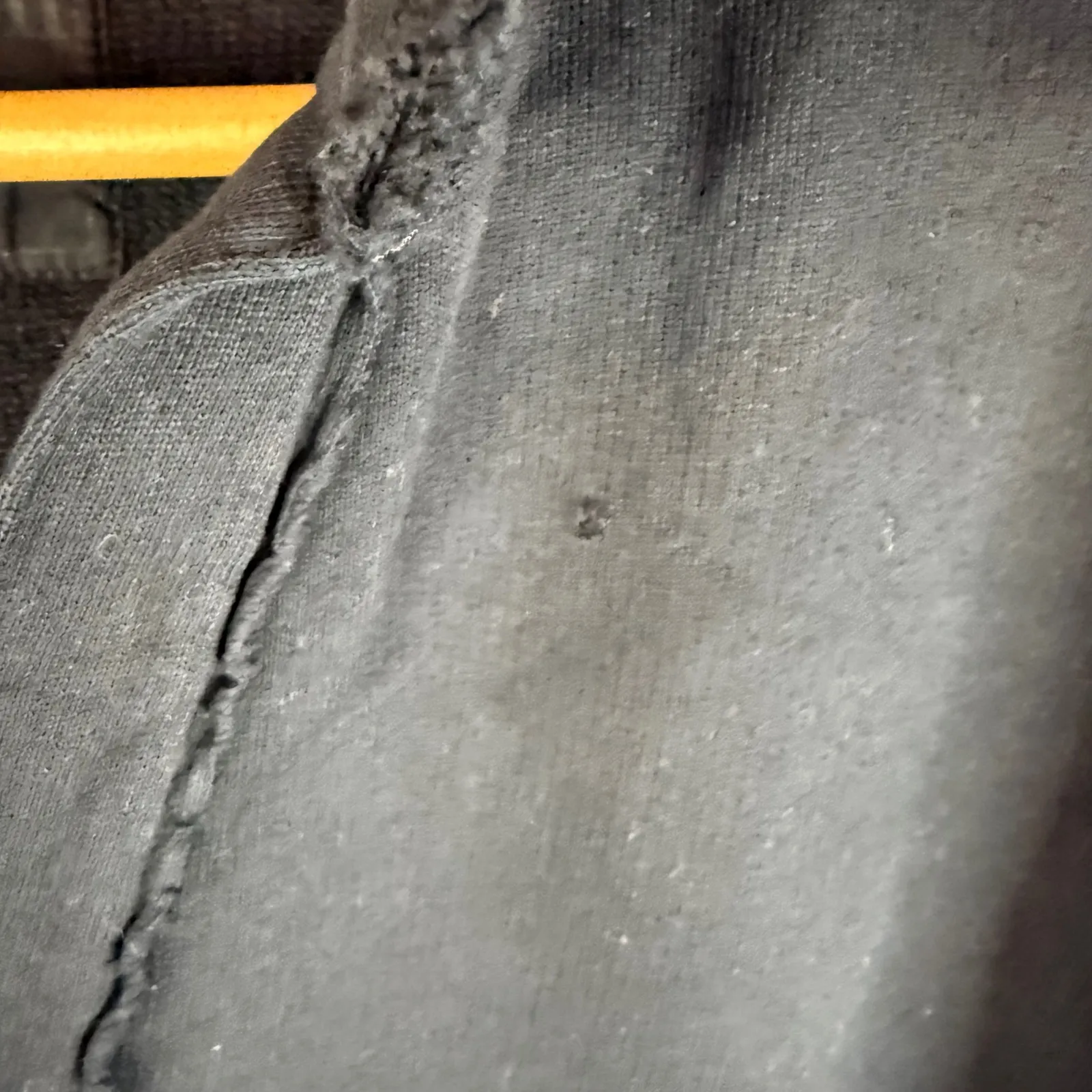 Frank & Eileen Patrick Triple Fleece Pop Over Size XS Black Classic Timeless - Image 8