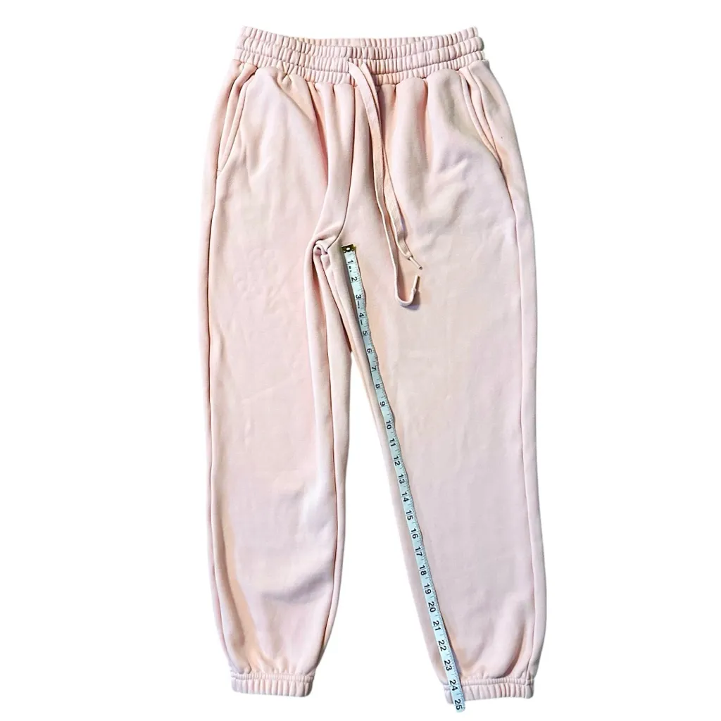 Fabletics High Rise Go-To Classic Sweatpant Jogger Pink Size Medium - Image 7