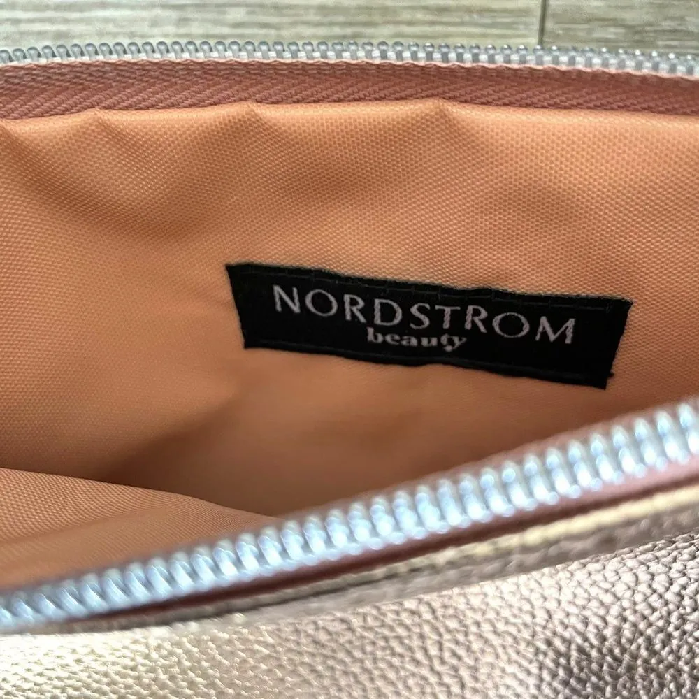Nordstrom new gold make up bag - Image 6