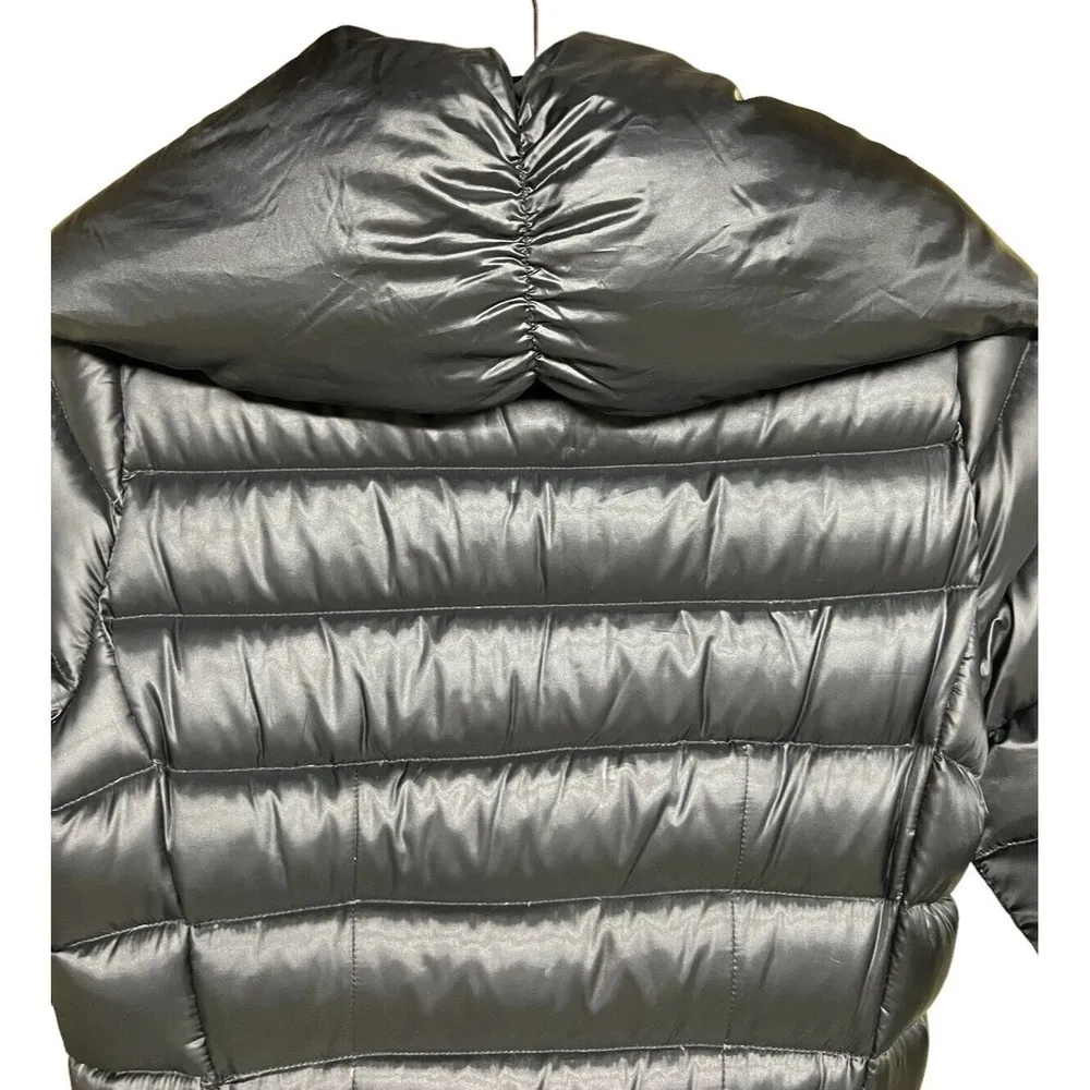 Dawn Levy Judy Blue Down Puffer Jacket Black Women’s Size Small - Image 4