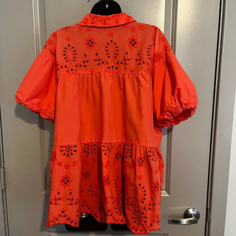 Women's Orange Blouse - Image 2