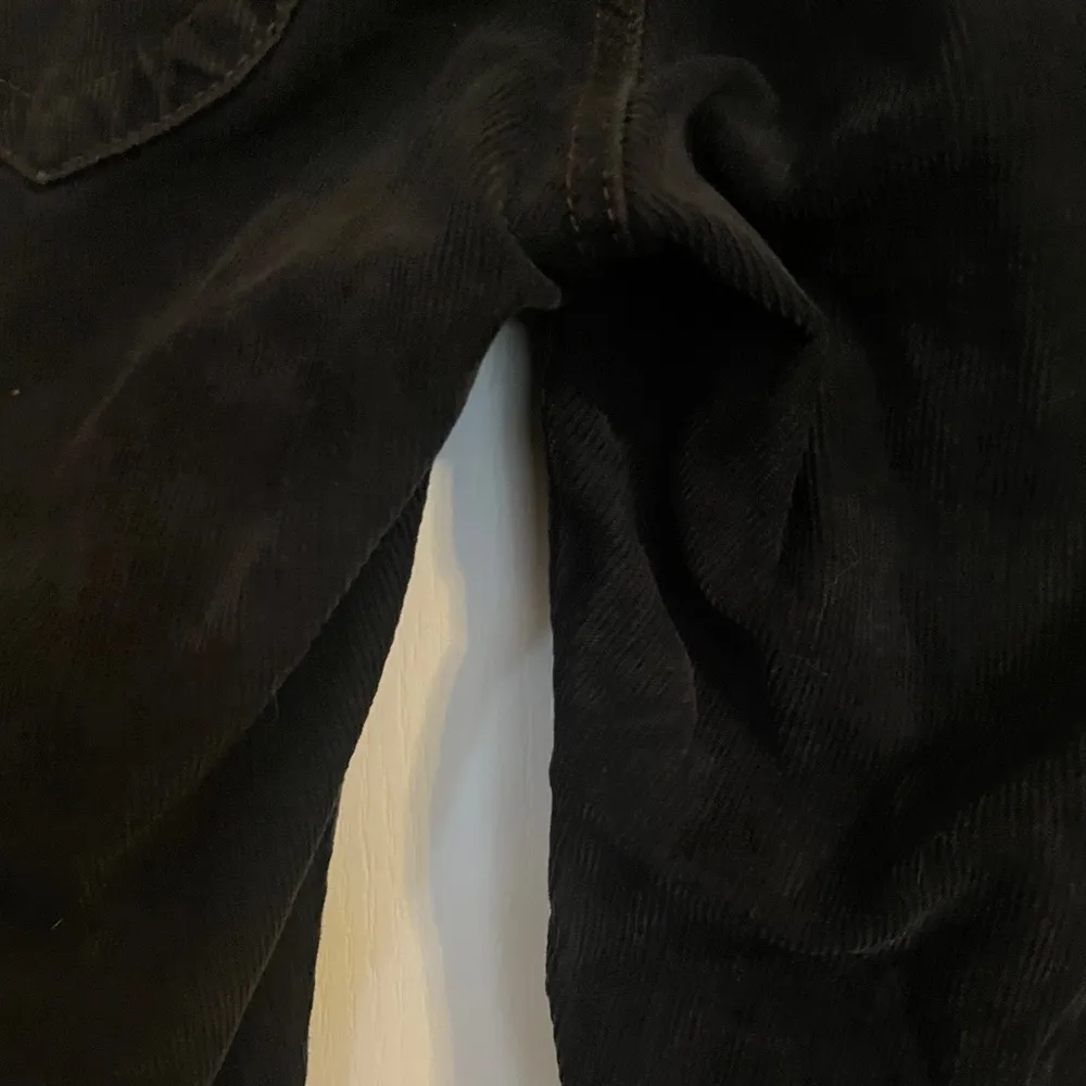 Polo Jeans Ralph Lauren Wendy Mid Rise Zip Fly Corduroy Bootcut Jeans 4/27 Black - Image 6