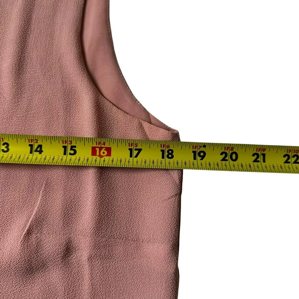 Rose + Olive Pink Blush Basic Blouse Women Top Size Small | 67 - Image 6