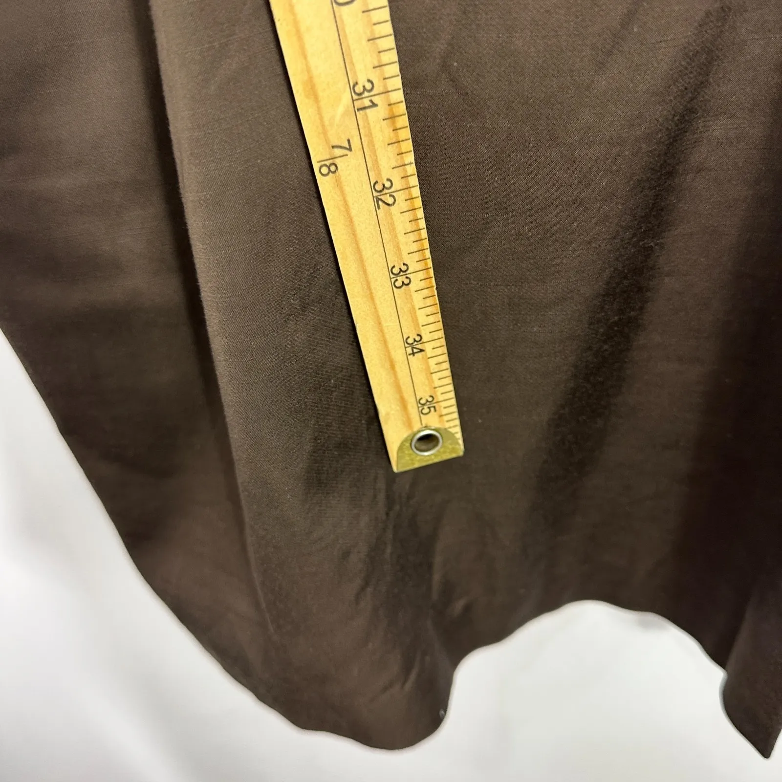 Bebe Brown Satin Sheath Dress S Quiet Luxury Cocktail Mob Wife Y2K USA Glam - Image 5