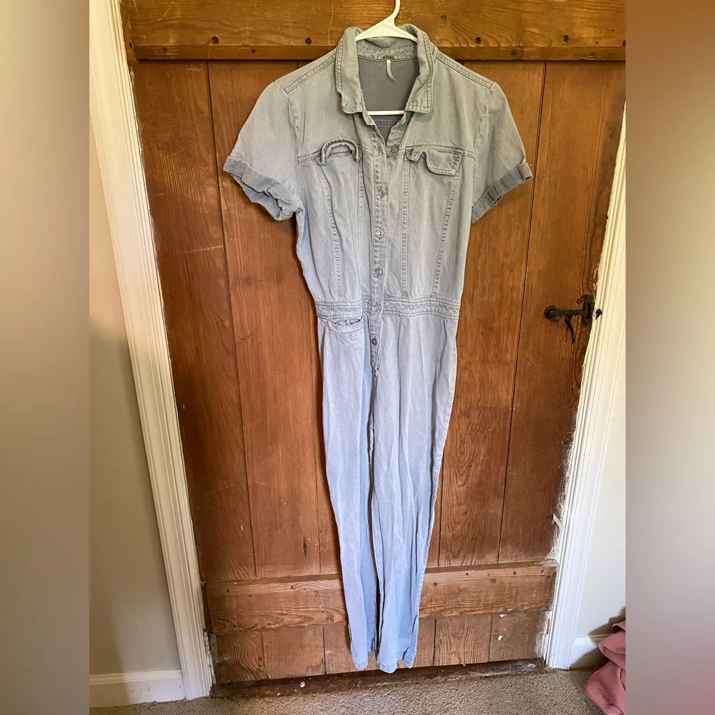 Young Fabulous and Broke  Revolve denim chambray jumpsuitsuit - Image 2