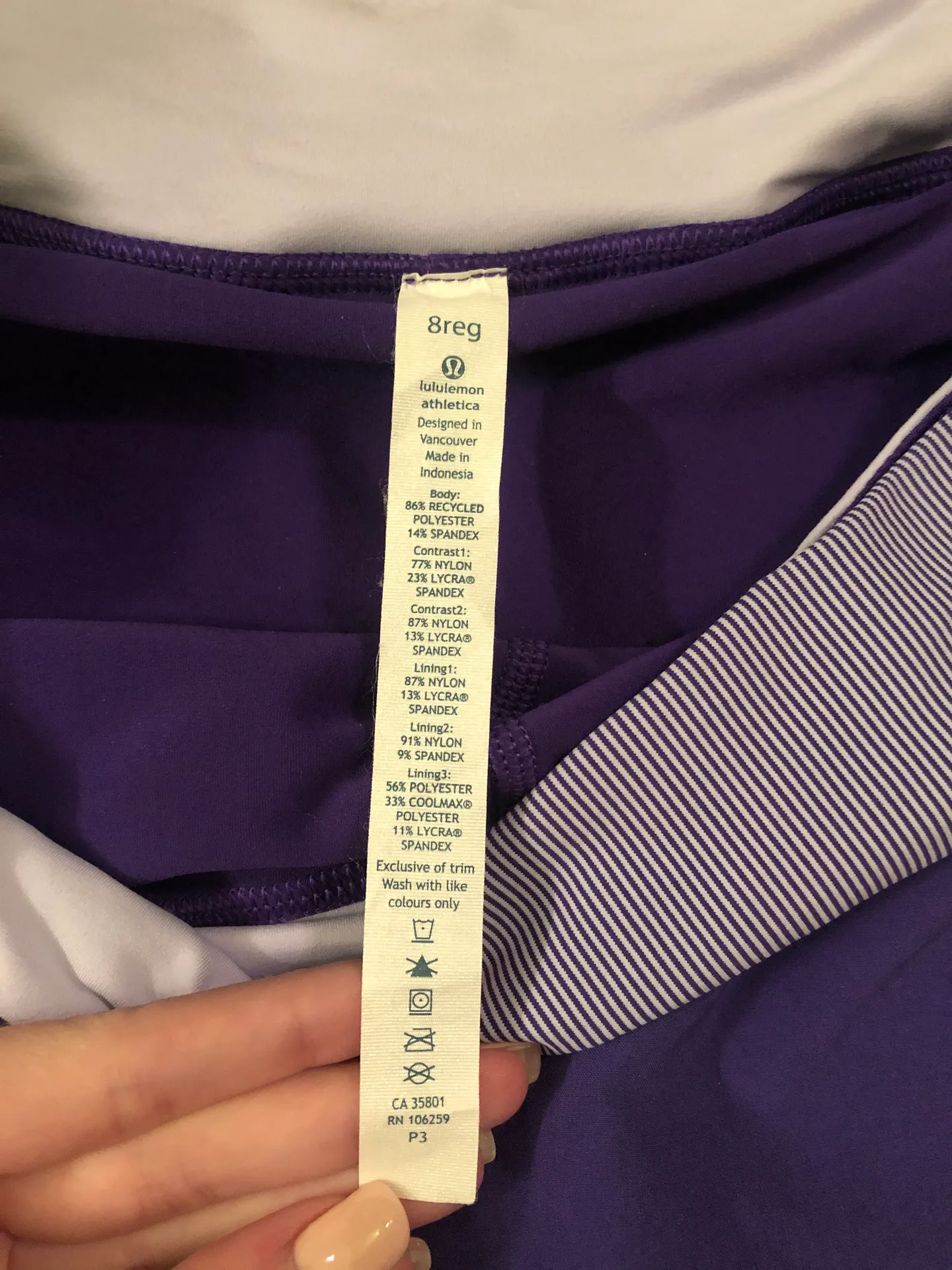 Lululemon Tennis Skirt - Image 3