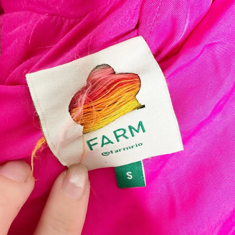 Anthropologie Farm Rio Womens Maxi Dress Shoulder Pad Long - Image 12