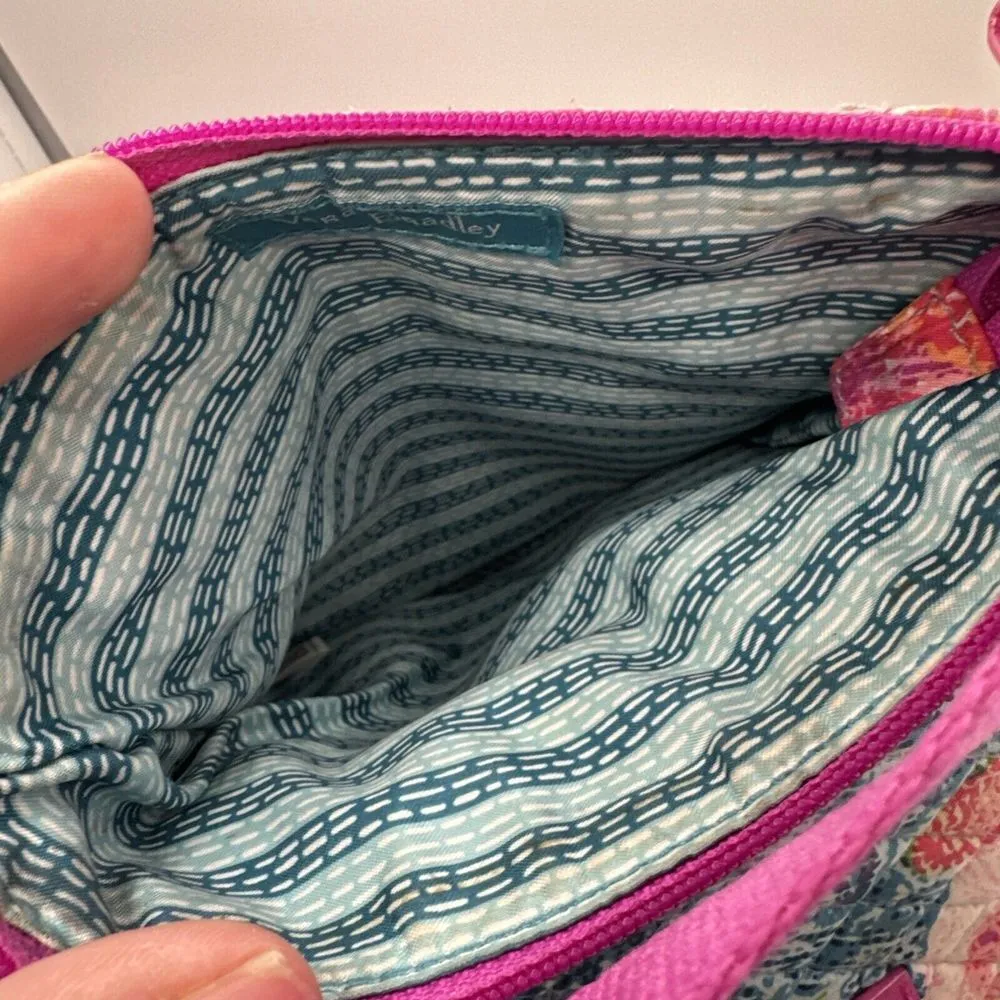 Vera Bradley Iconic Mini Hipster SuperBloom Crossbody Quilted Purse Floral RFID - Image 6