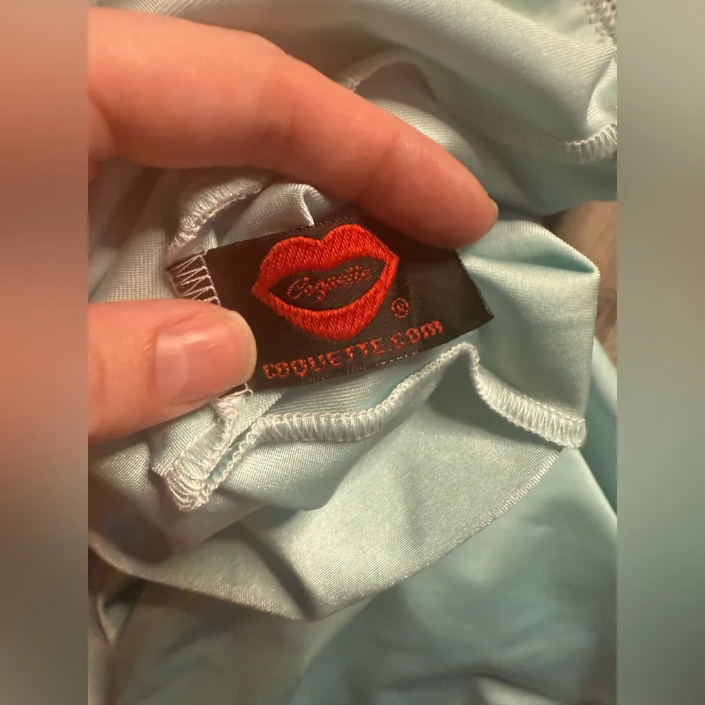 Vintage coquette babydoll cami Blue - Image 6