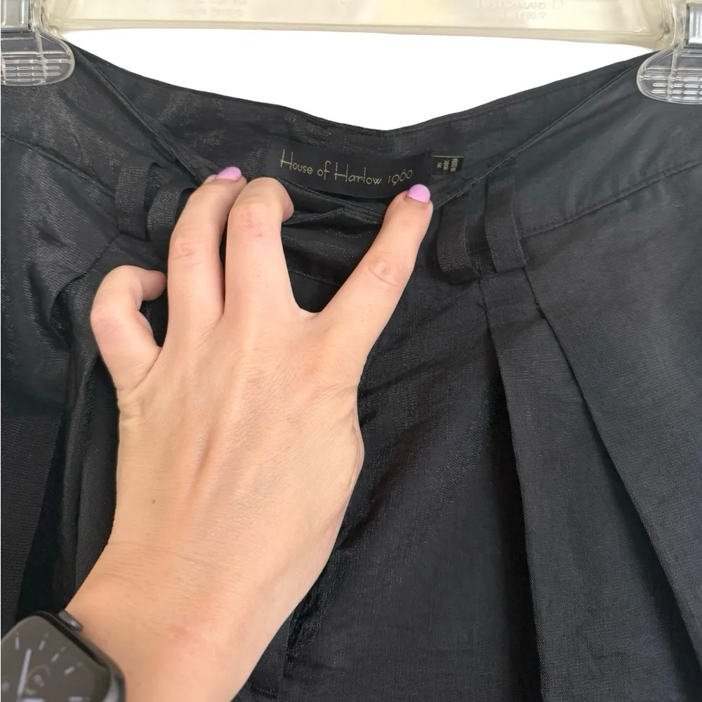 House of Harlow x Revolve Linor Elegant Black Wide - Image 7