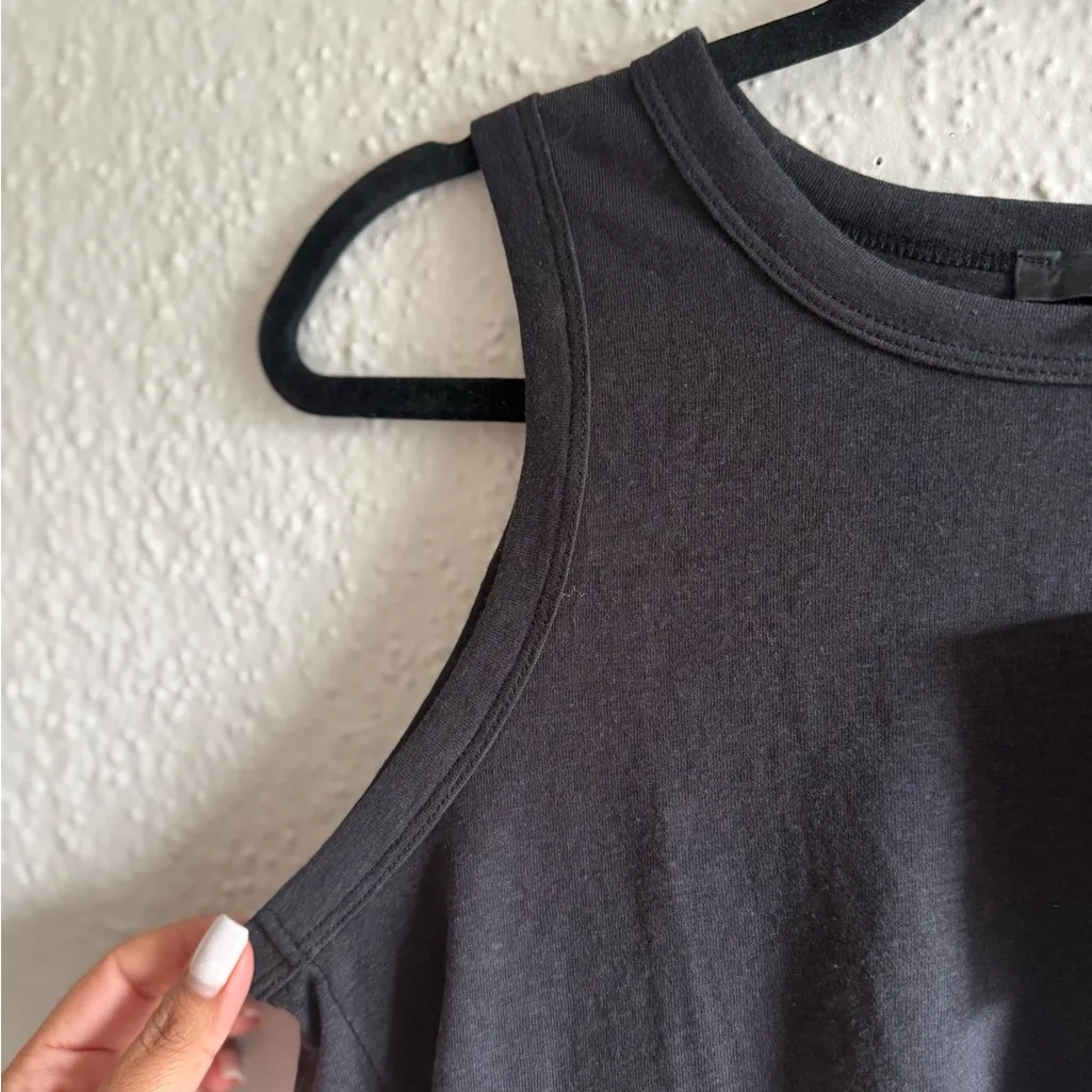 J. Crew Black Knot-Front Tank Top Size S - Image 4