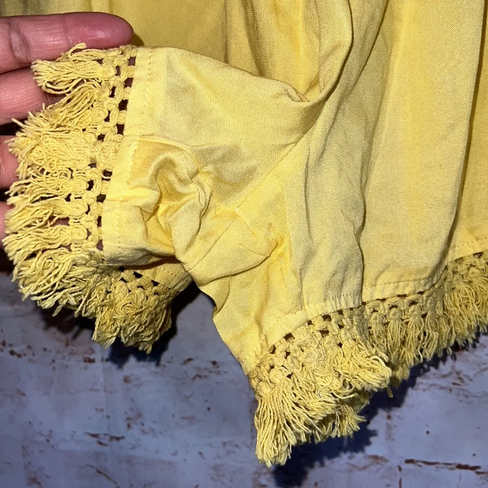 Roxy Endless beauty beach shorts yellow M pull on lightweight stretch - Image 5