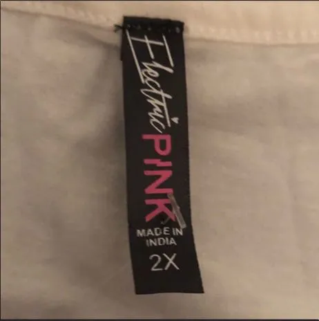 White Distressed Shirt 2X - Image 4