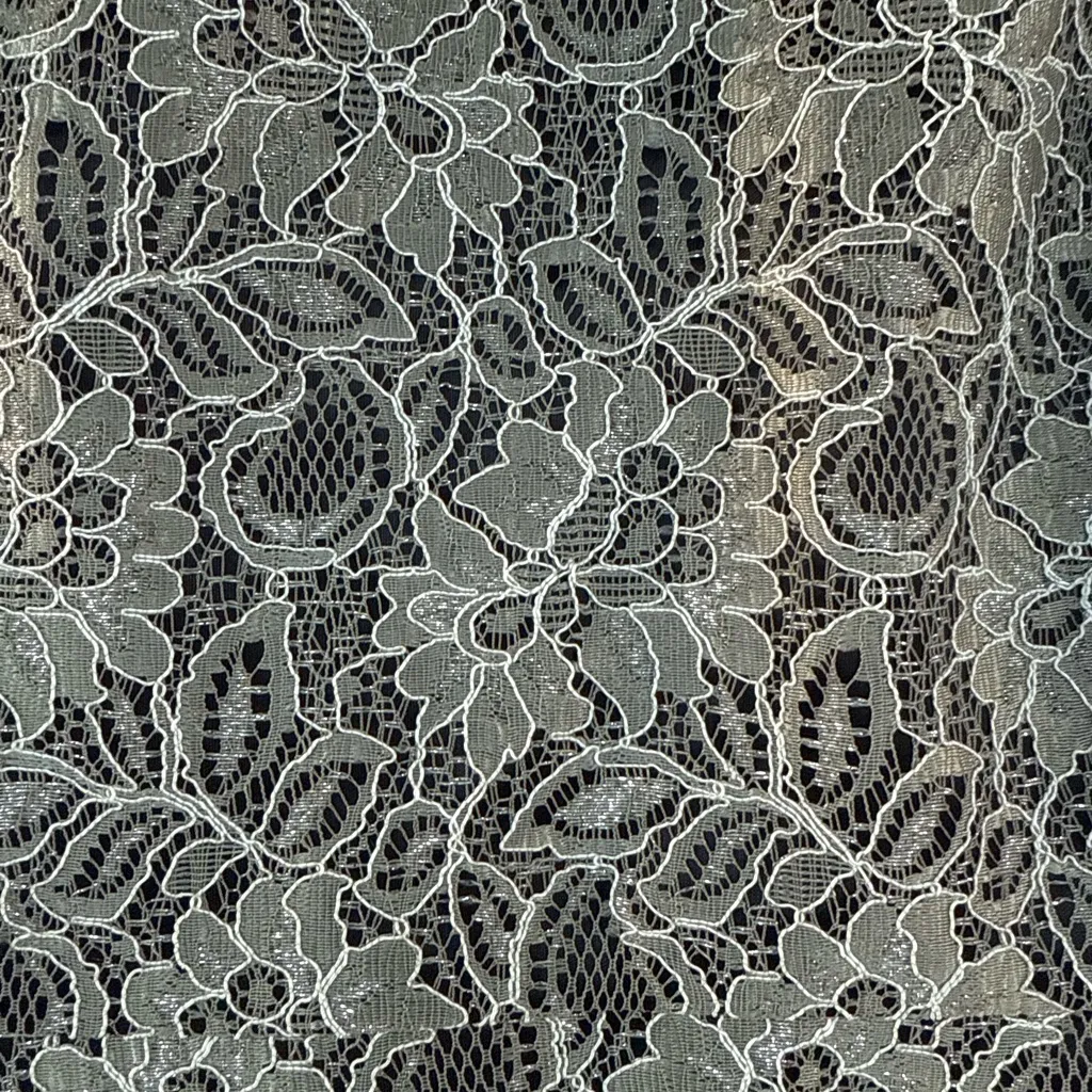 Alex Evenings Black and Cream Lace Blazer - Image 8