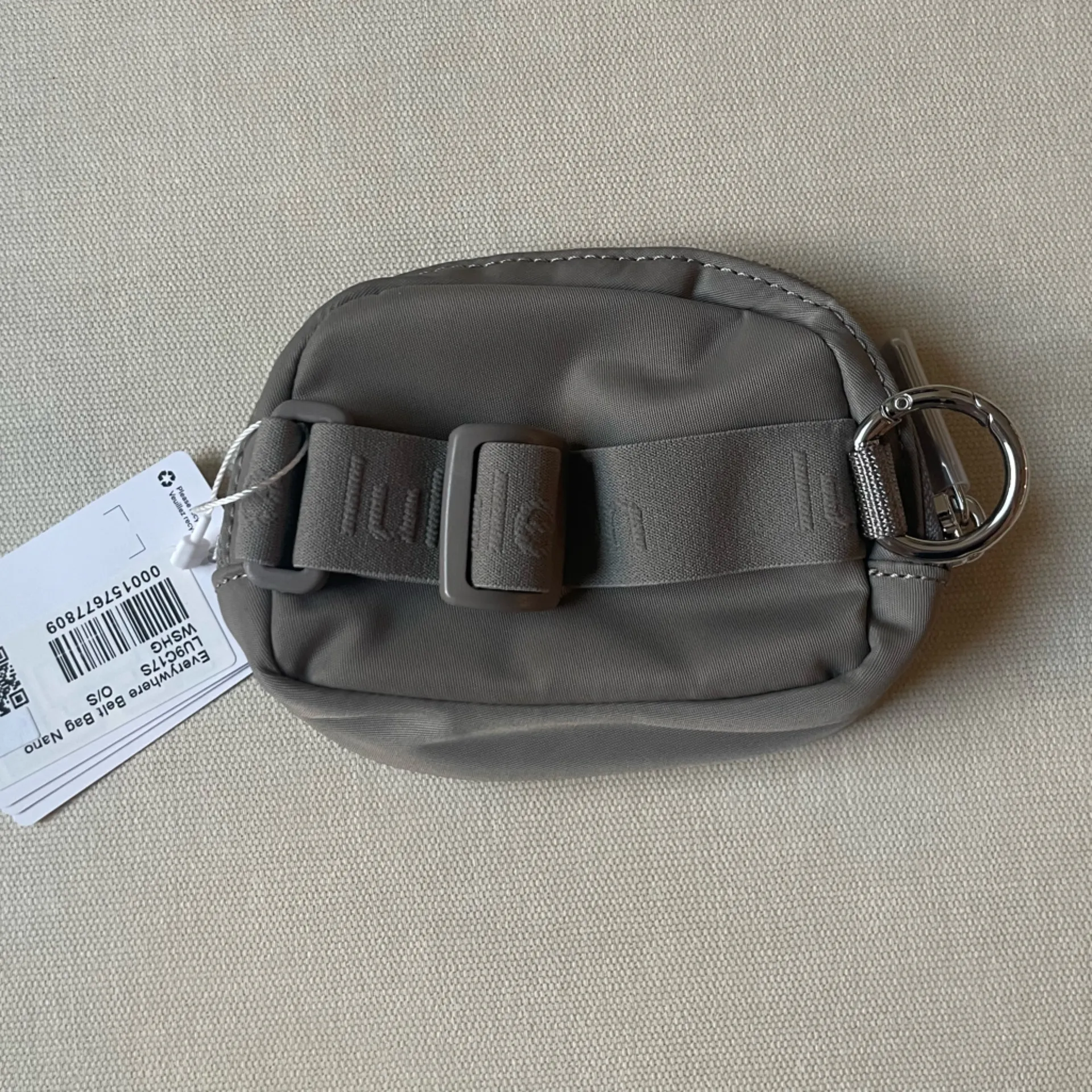 Lululemon  Everywhere Belt Bag Nano - Warm Ash Grey - Image 4