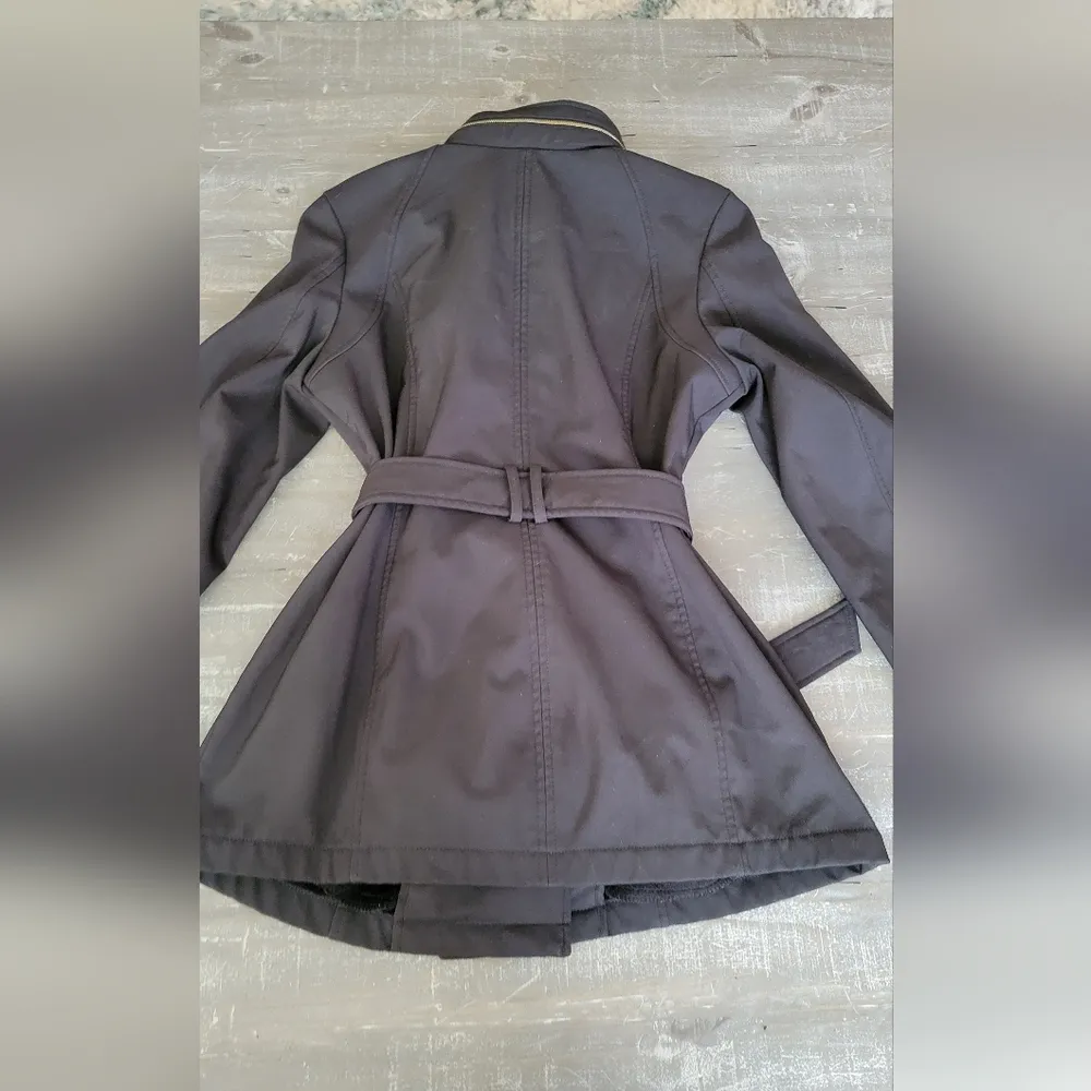 Michales Kors Asymmetrical Zipper Coat Size M Black Size M - Image 12