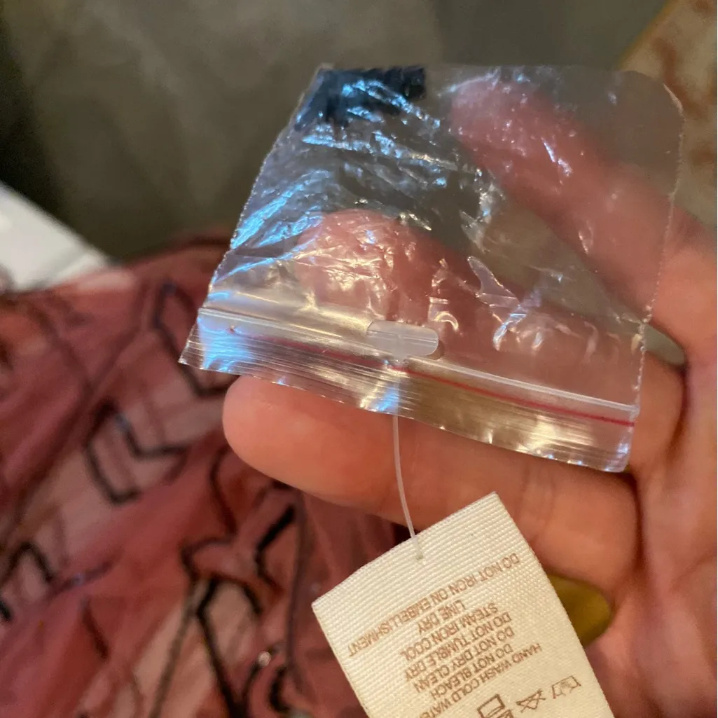 New Free People beaded sheer Marsala Pink Black Mesh slip dress Fall Holiday - Image 12