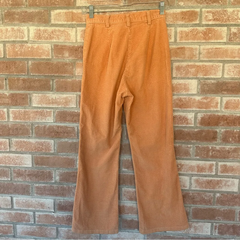 Levi’s Anthropologie Math Club Flare Corduroy Pants Salmon Women’s 24 Retro - Image 6