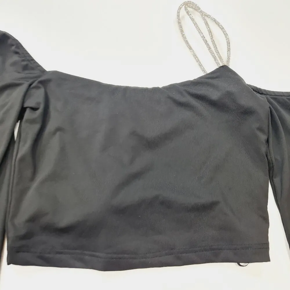 Superdown Robyn Top in Black Small - Image 4