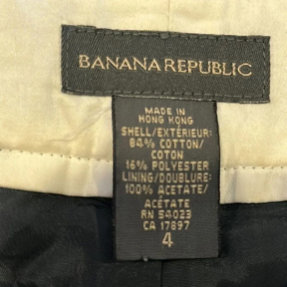 Banana Republic Women’s Dark Grey Shimmer Wide Leg Pants Gray Size 4 - Image 3