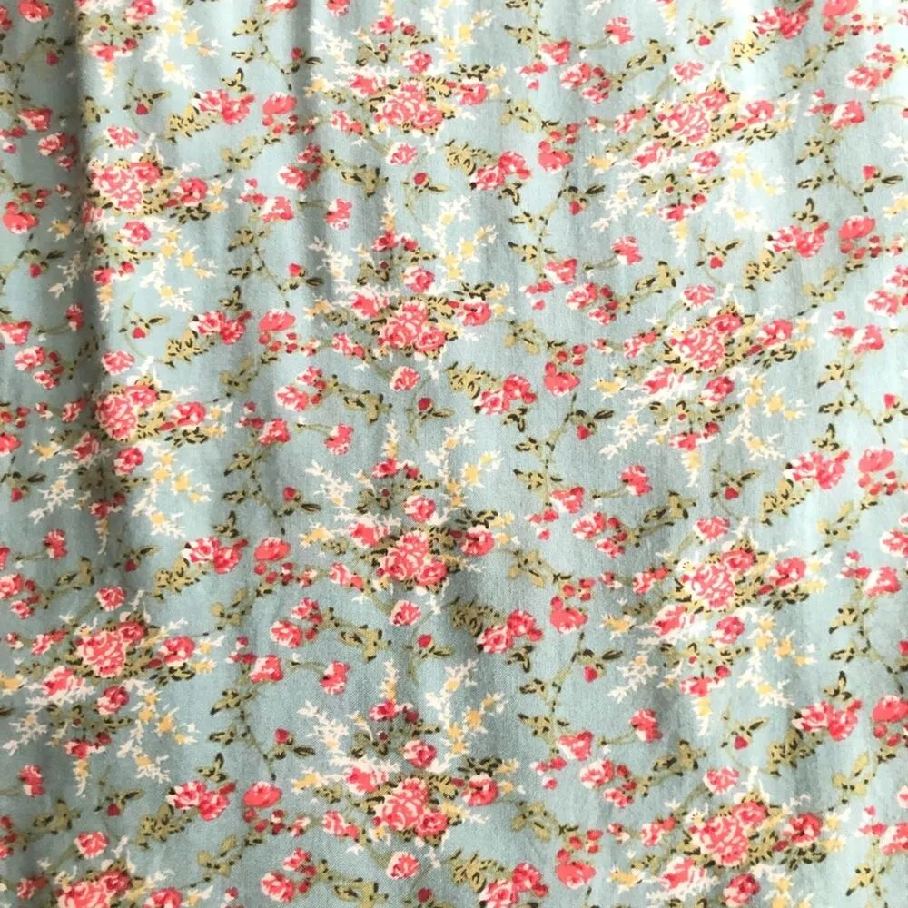 Love Squared Boho Style Spaghetti Strap Flowy Blouse Sz M - Image 7