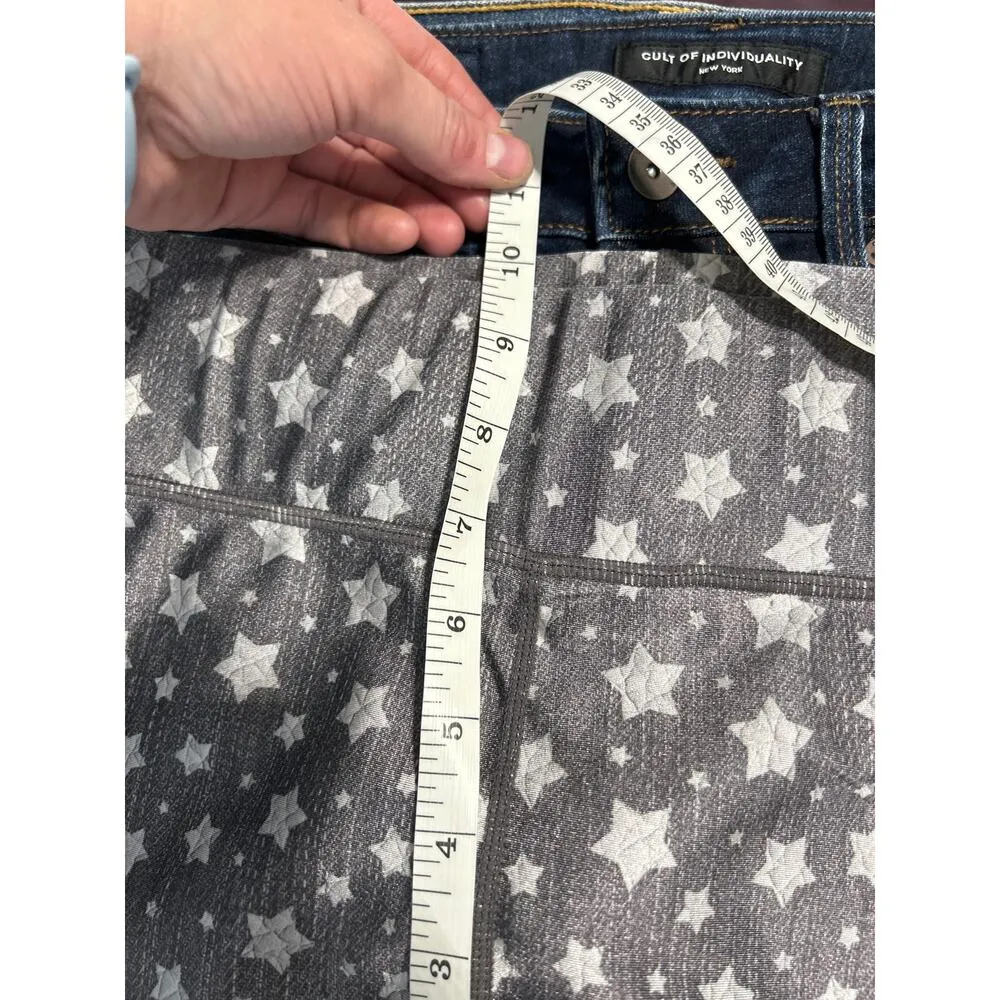 Terez Performance Ankle Starlight Leggings In Gray and White Women's Size Large - Image 4