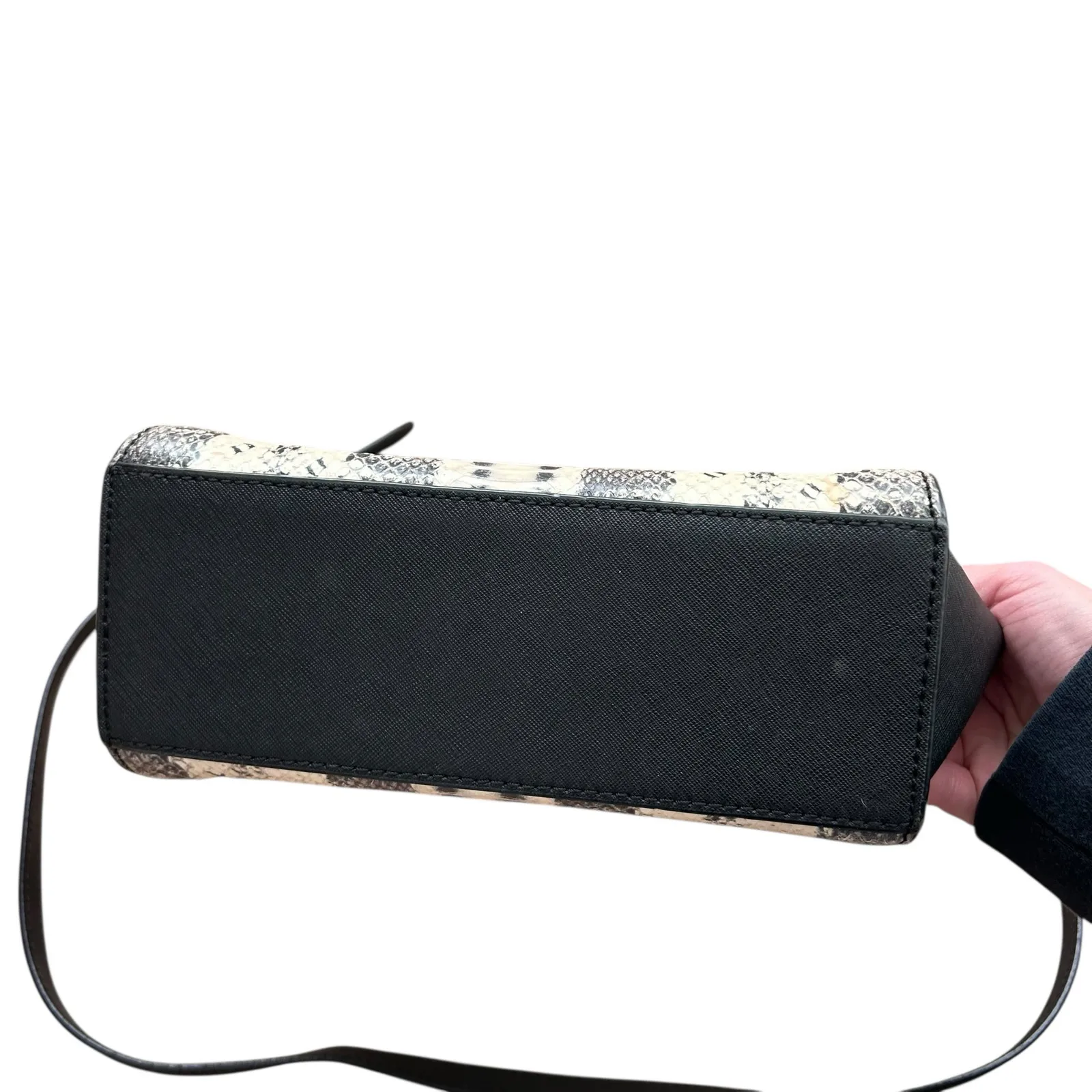 Michael Kors Selma Snakeskin Print Crossbody - Image 5