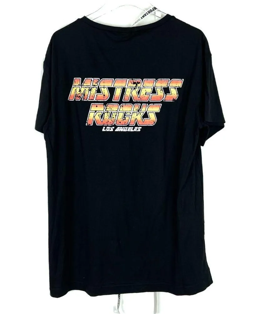 NWT Mistress Rocks Pivot Black Oversized Logo T Shirt Black Size Small S NEW - Image 10