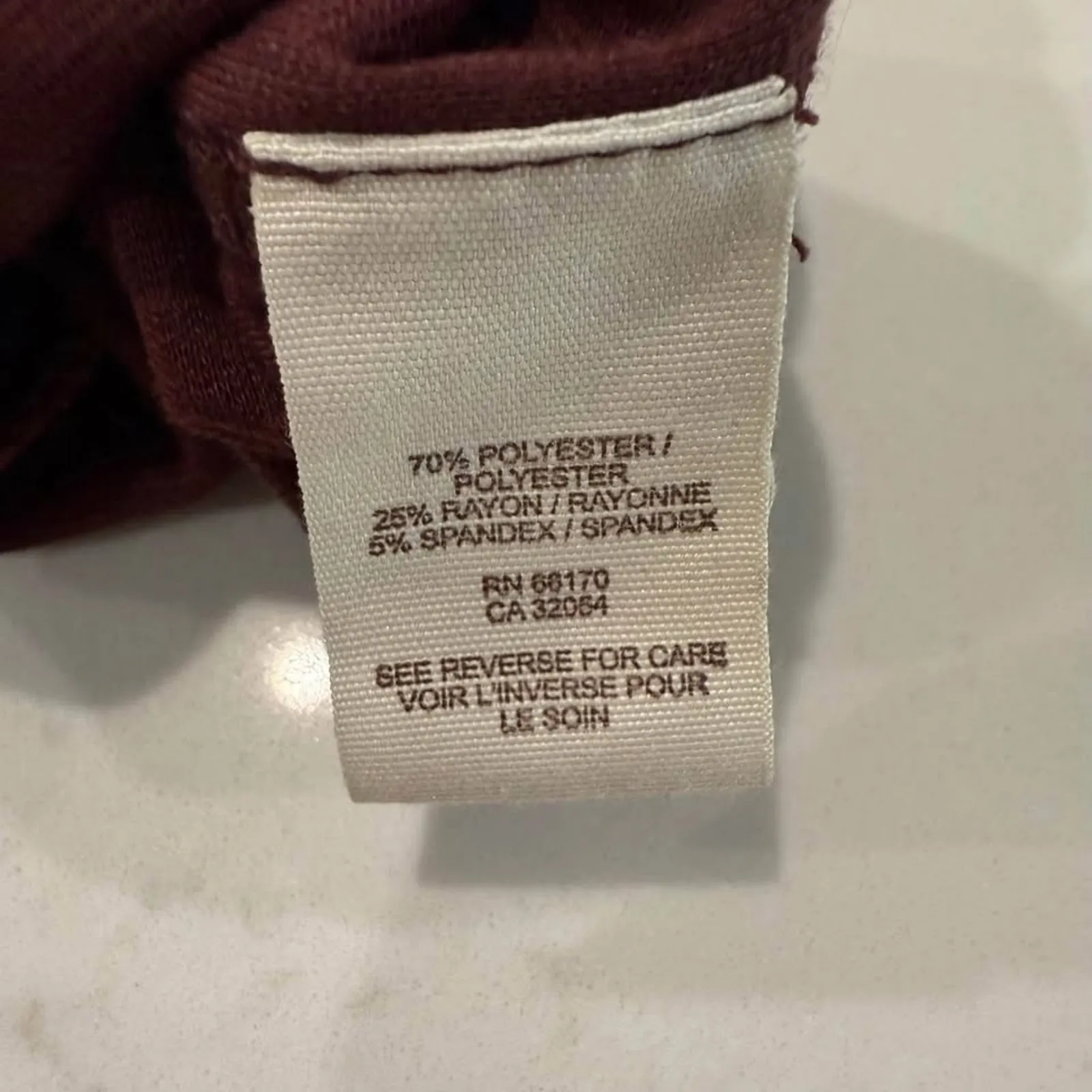 Free People Knit Skinny Moto Jeggings Women's 27 Burgundy/Maroon Stretch Punk - Image 9