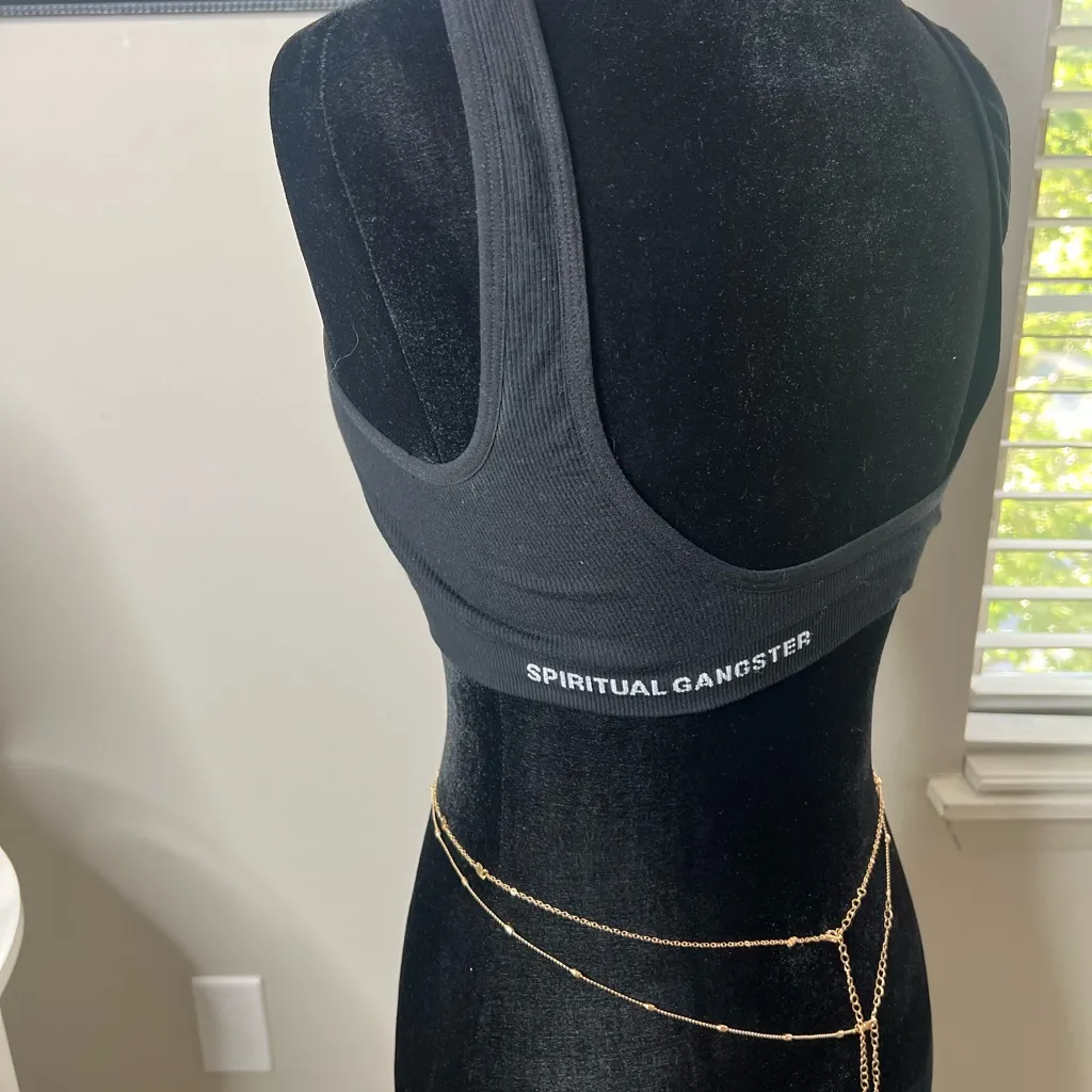 Spiritual Gangster bra top ribbed M/L black - Image 6