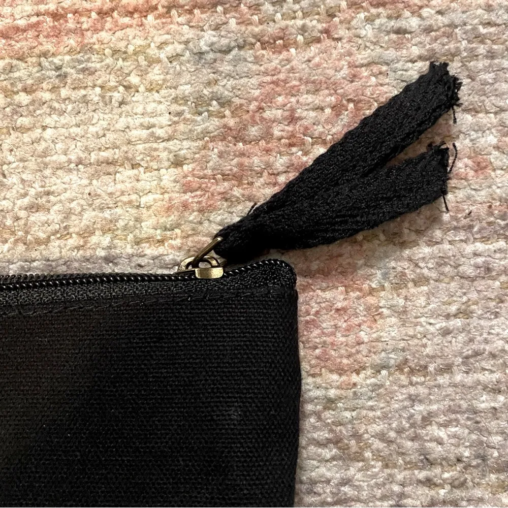 “M” Monogrammed Toiletries Bag in Black - Image 2